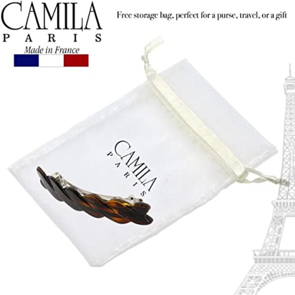 3.5 Inch French Hair Barrette Clip, Automatic Clasp, Strong Hold Grip main image 4